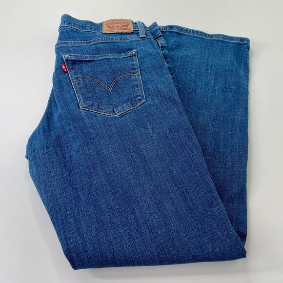 Levis 314 Jeans 30x28.5 Womens Levis 314 Shaping Straight Jeans 30x28 Levis 314 - Picture 1 of 14